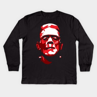 Frankenstein Kids Long Sleeve T-Shirt